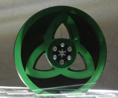 Our Celtic Trinity design in Dark Green!
